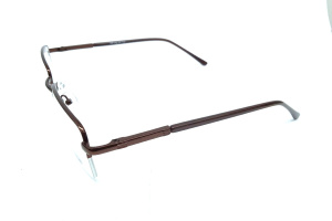 Оправы MIEN (MIEN, 874, Полуободковая, Прямоугольная, 52-19-140, Металл, бронзовый, КНР, Мужчин, Силиконовые регу)