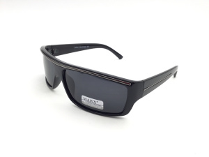 Солнцезащитные очки MARX (MARX, 8832, Ободковая, Пластик, Черный, КНР, Солнцезащитная, Прямоугольная, 58-16-138, Мужчин, Да)