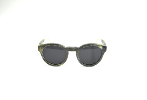 Солнцезащитные очки BREVNO (BREVNO, FACE 2 MIDORI, Ободковая, Пластик, Серый, Россия, Polarized, Круглая, 50-18-140, Унисекс, Фи)