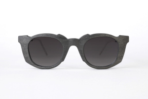 Солнцезащитные очки BREVNO (BREVNO, NIP, Ободковая, Дерево, Серый, Россия, Polarized, Геометрическая, 47-24-141, Женщин, Металли)