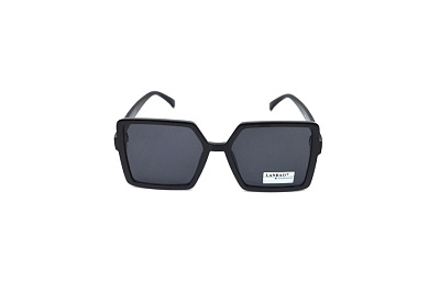 Солнцезащитные очки LANBAO (LANBAO, 6422, Ободковая, КВАДРАТНЫЕ, Пластик, Женская, черный, КНР, солнцезащитные)