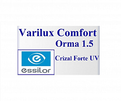 Essilor Varilux Comfort 3.0 Orma Crizal Forte UV 1,5