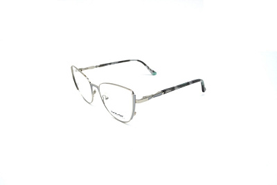 Оправы Sover (Sover, 7046, Ободковая, Кошка, 54-17-140, Металл, Серебряный, Италия, Женщин, Цветные элементы, Деко)