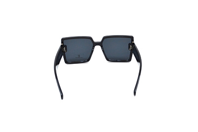 Солнцезащитные очки LOUIS VUITTON (LOUIS VUITTON, 3702, Ободковая, КВАДРАТНЫЕ, Пластик, Женская, черный, Италия, солнцезащитные)