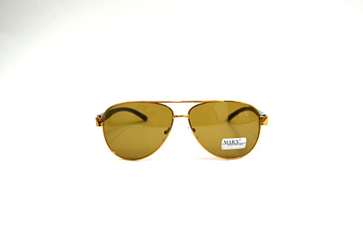 Солнцезащитные очки MARX (MARX, 1711, Ободковая, Пластик, Бронзовый, КНР, Солнцезащитная, Авиатор, 58-18-136, Мужчин, Силиконо)