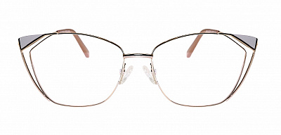 Оправы Sover (Sover, 7072, Ободковая, Кошка, 54-15-140, Металл, Золотой, Италия, Женщин, Знак бренда, Декоративные)