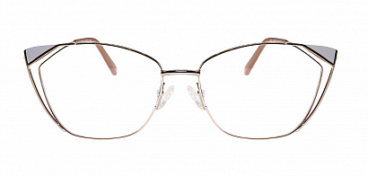 Оправы Sover (Sover, 7072, Ободковая, Кошка, 54-15-140, Металл, Золотой, Италия, Женщин, Знак бренда, Декоративные)