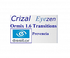 Essilor EyeZen Ormix Transitions Prevencia 1,6