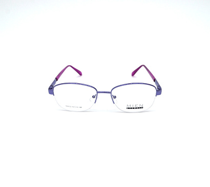 Оправы MIEN (MIEN, 733, Полуободковая, Овальная, 52-16-138, Металл, Лиловый, КНР, Женщин, Силиконовые регулируемы)