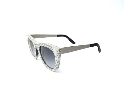 Солнцезащитные очки P&P EYEWEAR (P&P EYEWEAR, THE BROKER, Ободковая, Пластик, Разноцветный, Испания, Солнцезащитная, Кошка, 58-16-138)