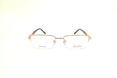 Оправы GLODIATR (GLADIATR, 1867, Полуободковая, Прямоугольная, 55-18-140, Металл, Золотой, КНР, Мужчин, Флексы (дужки)