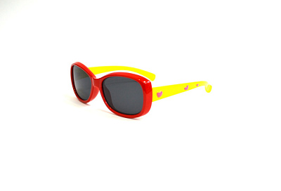 Солнцезащитные очки Splendid (Splendid, 810, Ободковая, Пластик, Красный, КНР, Polarized, Овальная, Девочек, Литые носоупоры, Да)