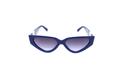 Солнцезащитные очки ALESE (ALESE, 9414, Ободковая, ПРЯМОУГОЛЬНЫЕ, Металл, Женская, синий, Италия, солнцезащитные)