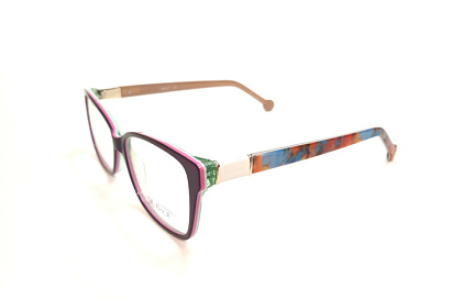 Оправы MONICA (MONICA, 810, Ободковая, Прямоугольная, 53-15-140, Пластик, Сиреневый, Россия, Женщин, Цветные элемен)