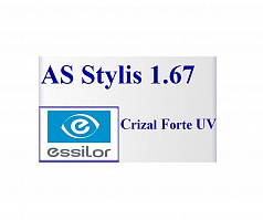 Essilor AS Stylis 1.67 Crizal Forte UV
