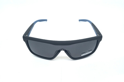 Солнцезащитные очки Greywolf (Greywolf, 5111, Ободковая, Пластик, Черный, КНР, Polarized, Прямоугольная, 58-16-138, Мужчин, Литые )