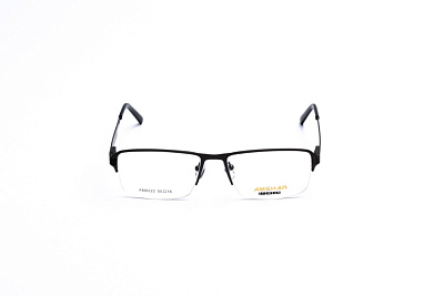 Оправы AMSHAR (AMSHAR, 8734, Полуободковая, Авиатор, 57-17-145, Металл, Бронзовый, КНР, Мужчин, Силиконовые регулир)