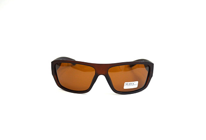 Солнцезащитные очки MARX (MARX, 8839, Ободковая, Пластик, Коричневый, КНР, Polarized, Прямоугольная, 58-16-135, Мужчин, Литые )