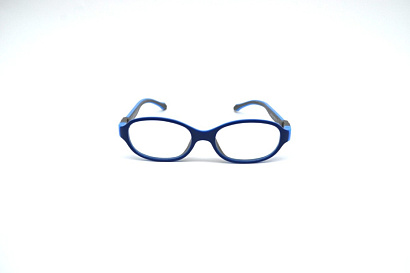 Оправы Eyekraft Kids (Eyekraft Kids, 2715-18-15, Ободковая, Овальная, 48-16-135, Пластик, Синий, Айкрафт, Мальчиков, Цветн)