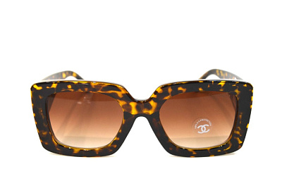 Солнцезащитные очки CHANEI (CHANEL, 3399, Ободковая, КВАДРАТНЫЕ, Пластик, Женская, коричневый, Италия, солнцезащитные)